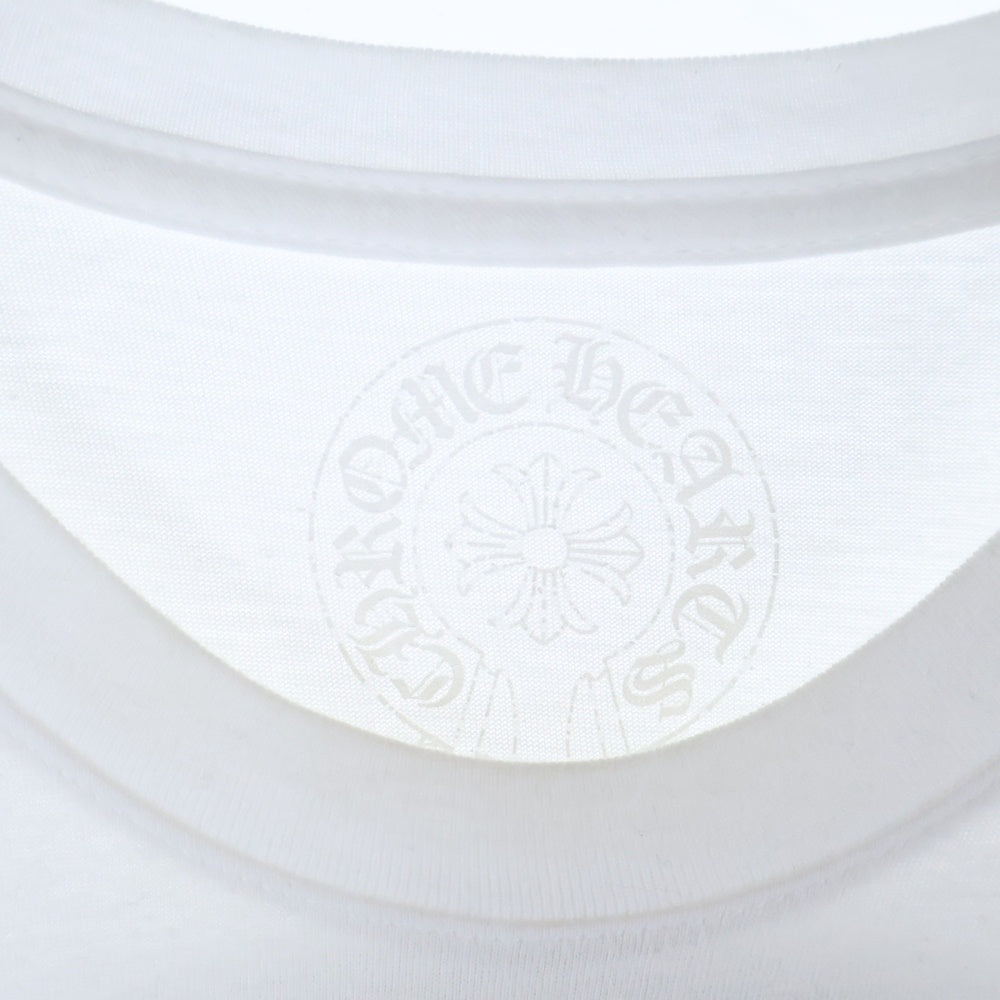 CHROME HEARTS(クロムハーツ) Camo Horseshoe S/S カモ柄 ホースシュープリント 半袖Tシャツカットソー ホワイト