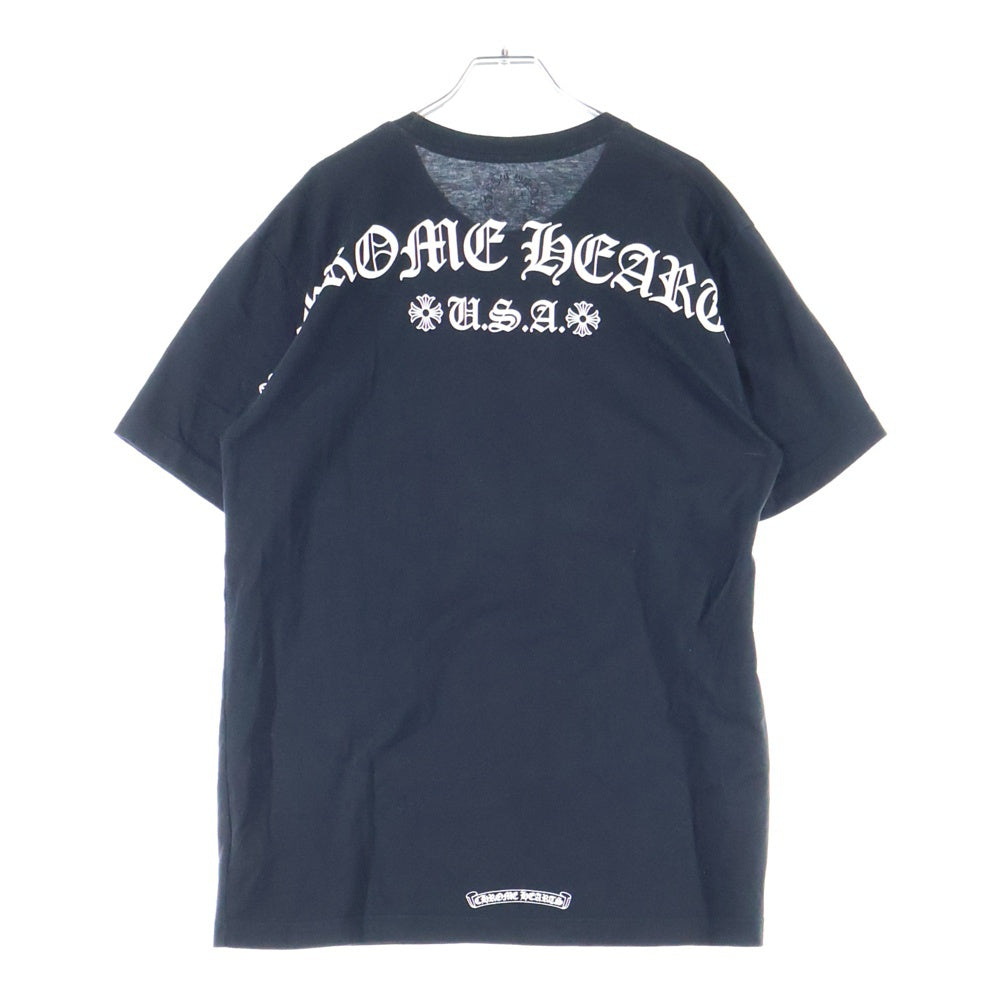 CHROME HEARTS(クロムハーツ) CH T-SHRT 1 バック アーチロゴ 半袖Tシャツ ブラック