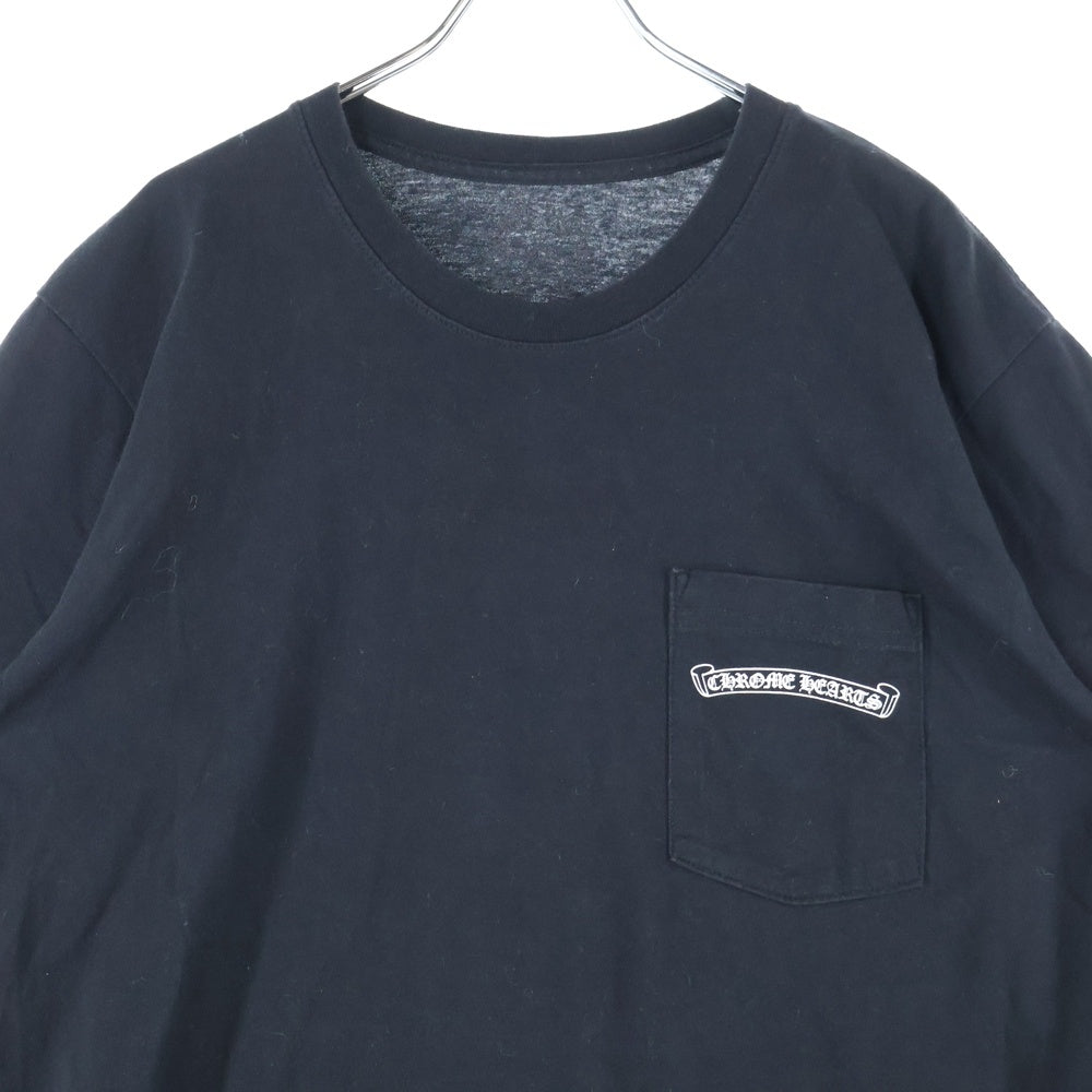 CHROME HEARTS(クロムハーツ) CH T-SHRT 1 バック アーチロゴ 半袖Tシャツ ブラック