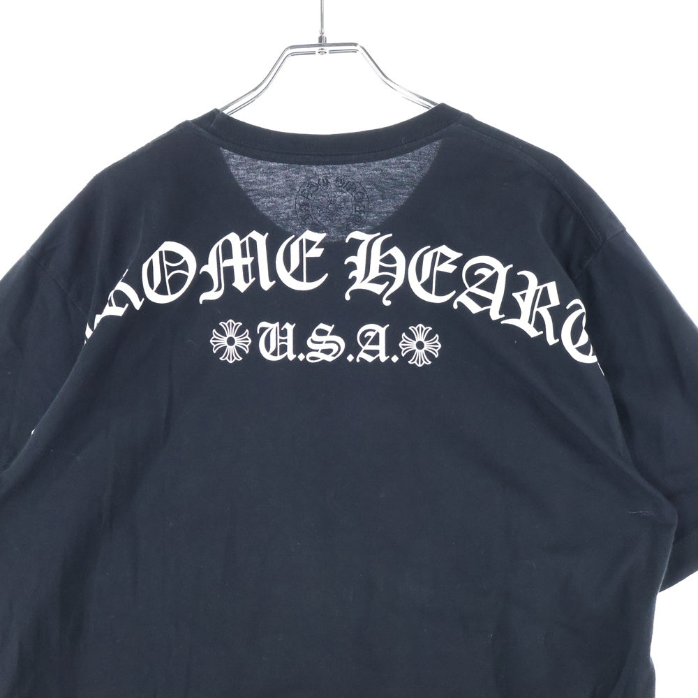 CHROME HEARTS(クロムハーツ) CH T-SHRT 1 バック アーチロゴ 半袖Tシャツ ブラック