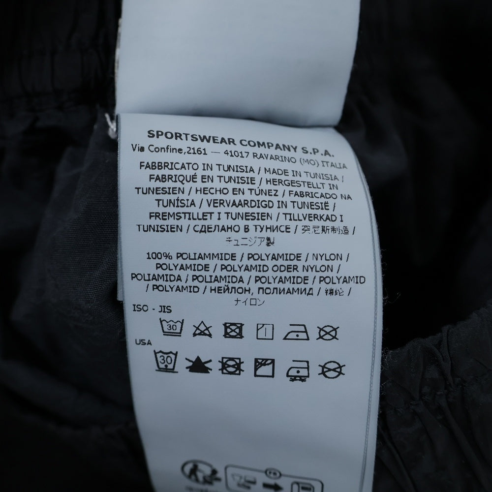 STONE ISLAND(ストーンアイランド) 24SS コンパスパッチ ナイロンメタル パンツ ブラック 801532519