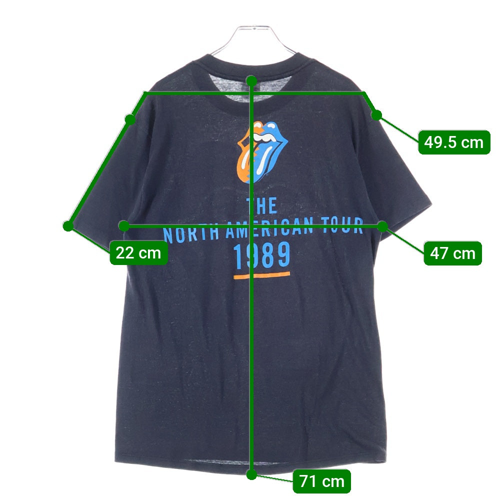 VINTAGE(ヴィンテージ) 80S 1987/NORTH AMERICAN TOUR TEE ローリングストーンズ ノースアメリカンツアー 半袖Tシャツ ブラック