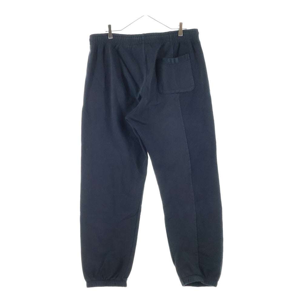 ALEXANDER WANG(アレキサンダーワン) ×adidas アディダス インサイドアウト サイドロゴ エンボス スウェット ロングパンツ ブラック CV5046