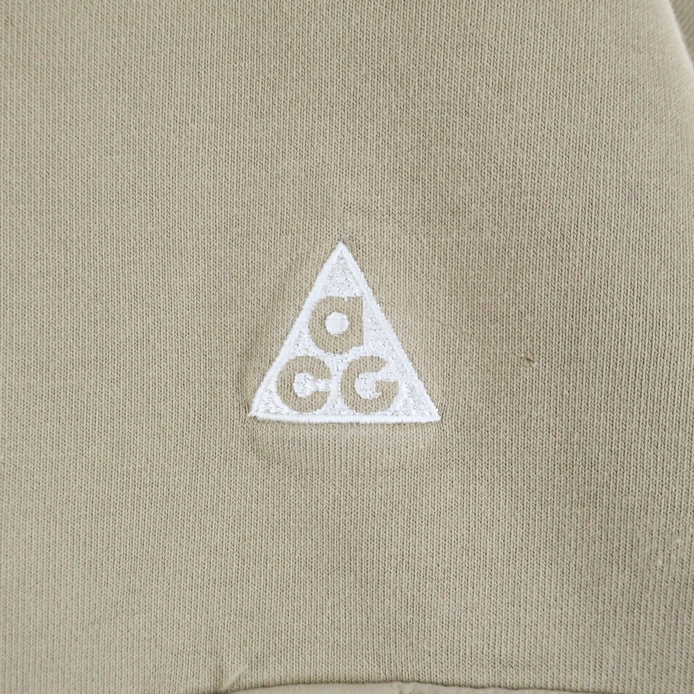 NIKE ACG(ナイキエーシージー) ロゴ刺繍 クルーネック スウェット トレーナー ブラウン CV0683-247