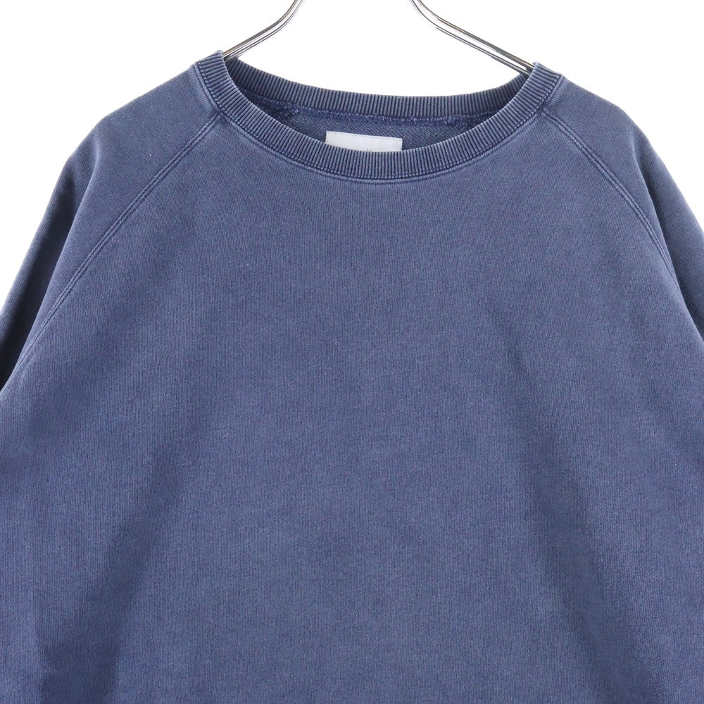 GRAMICCI(グラミチ) 16SS テールカット クルーネック スウェット トレーナー ブルー GMJK-16S003