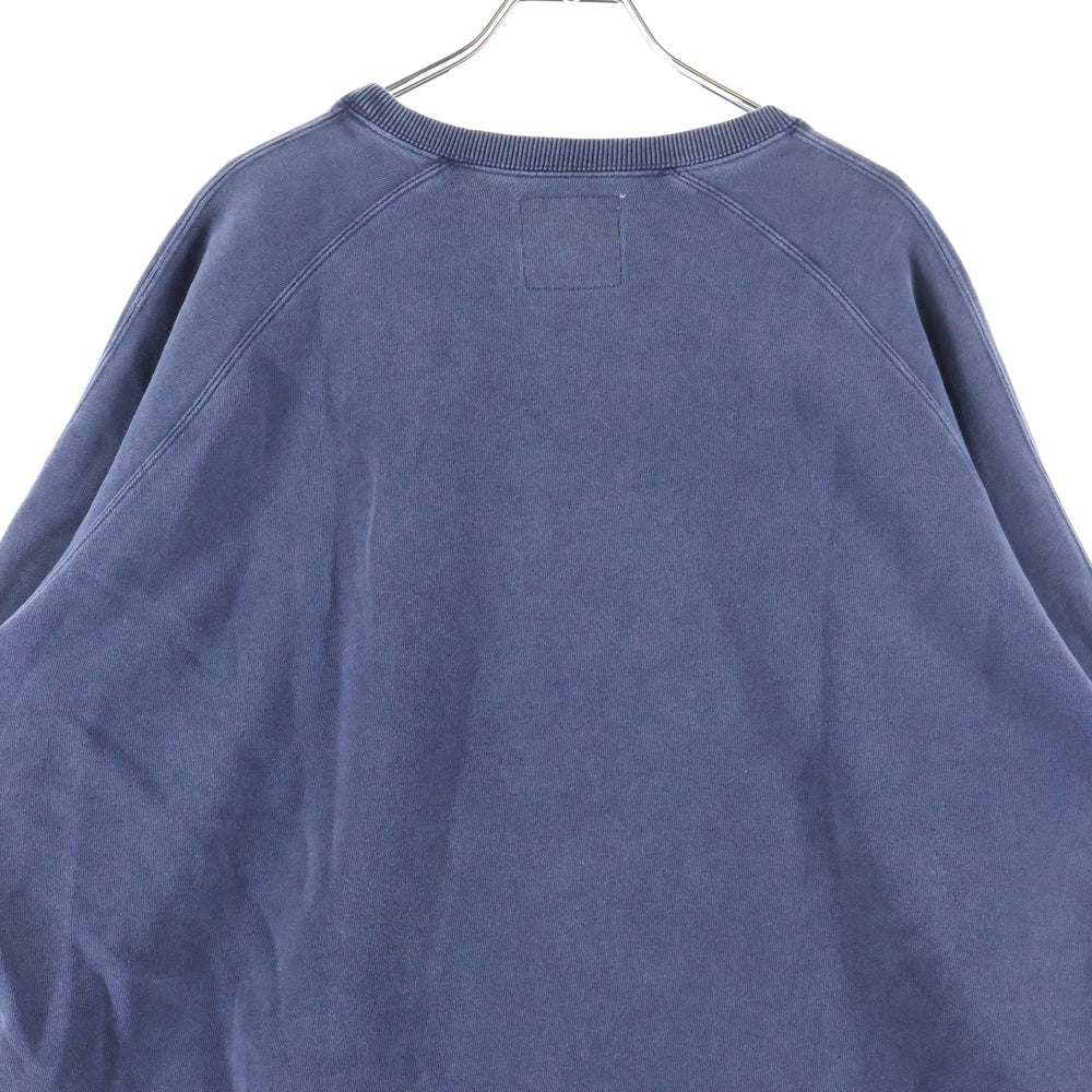 GRAMICCI(グラミチ) 16SS テールカット クルーネック スウェット トレーナー ブルー GMJK-16S003