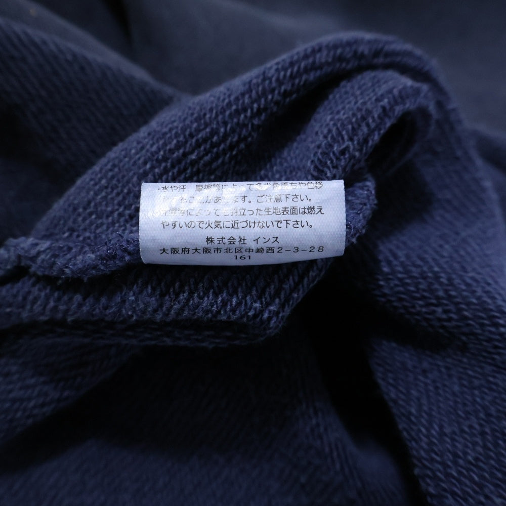 GRAMICCI(グラミチ) 16SS テールカット クルーネック スウェット トレーナー ブルー GMJK-16S003