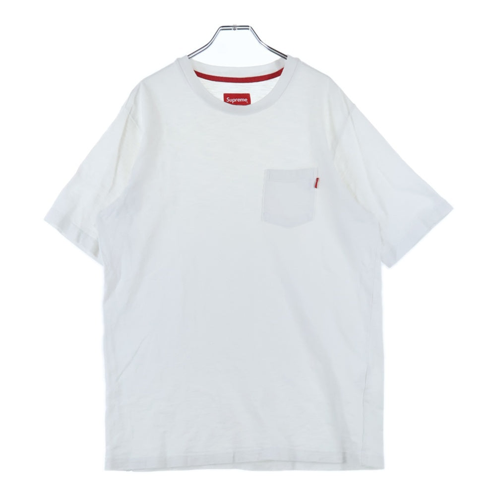 SUPREME(シュプリーム) Pocket Tee ポケット クルーネック 半袖 Tシャツ カットソー ホワイト