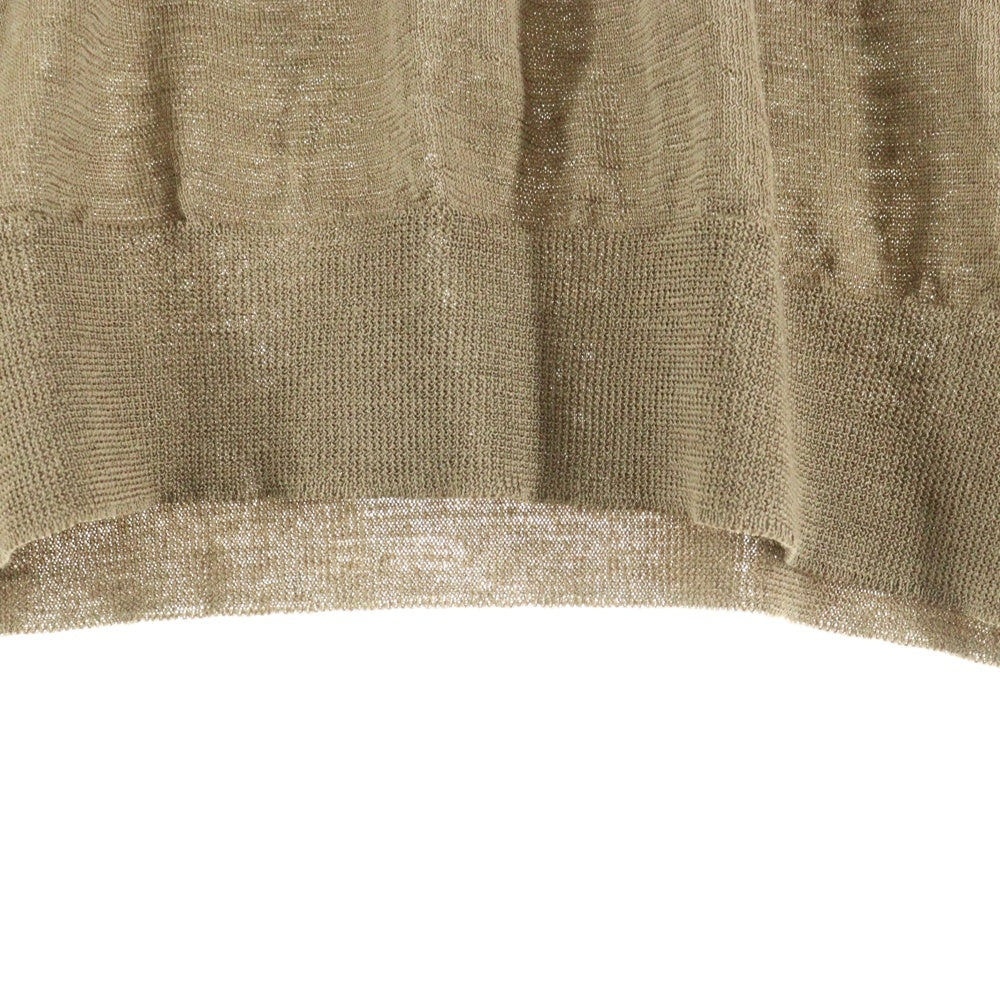 AURALEE(オーラリー) 20SS FLAT YARN MESH KNIT PO サマー モヘア ニットセーター ブラウン A9AP01MT