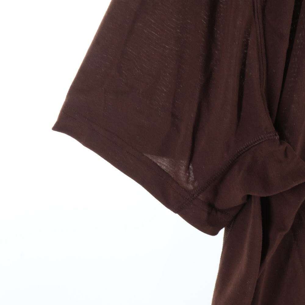 NIKE ACG(ナイキエーシージー) DFADV GOAT ROCKS S/S TOP ロゴ刺繍 クルーネック 半袖Tシャツカットソー ブラウン DX7883-227