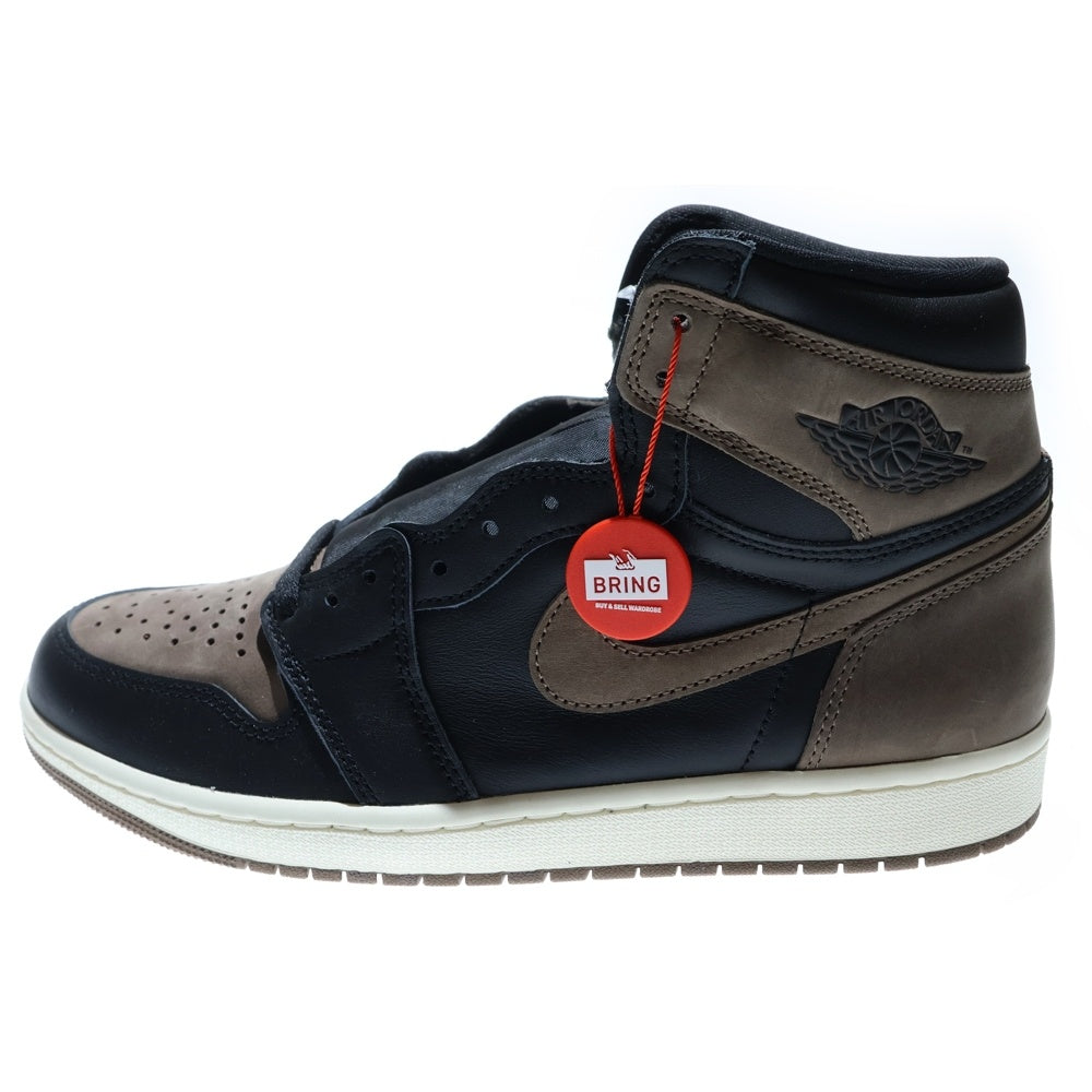 NIKE(ナイキ) AIR JORDAN1 RETRO HIGH OG Palomino エアジョーダン1 レトロ パロミノ ハイカットスニーカー ブラウン/ブラック US9.5/27.5cm DZ5485-020