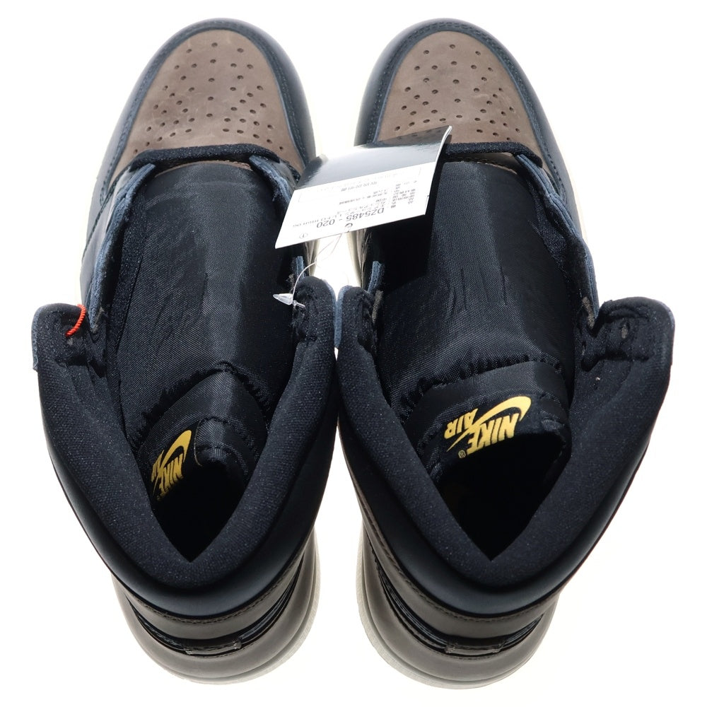 NIKE(ナイキ) AIR JORDAN1 RETRO HIGH OG Palomino エアジョーダン1 レトロ パロミノ ハイカットスニーカー ブラウン/ブラック US9.5/27.5cm DZ5485-020