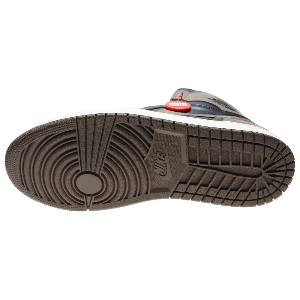 NIKE(ナイキ) AIR JORDAN1 RETRO HIGH OG Palomino エアジョーダン1 レトロ パロミノ ハイカットスニーカー ブラウン/ブラック US9.5/27.5cm DZ5485-020