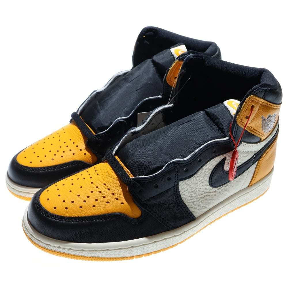NIKE(ナイキ) AIR JORDAN 1 RETRO HIGH OG Taxi エアジョーダン 1 レトロ タクシー ハイカットスニーカー シューズ イエロー/ブラック US9.5/27.5cm 555088-711
