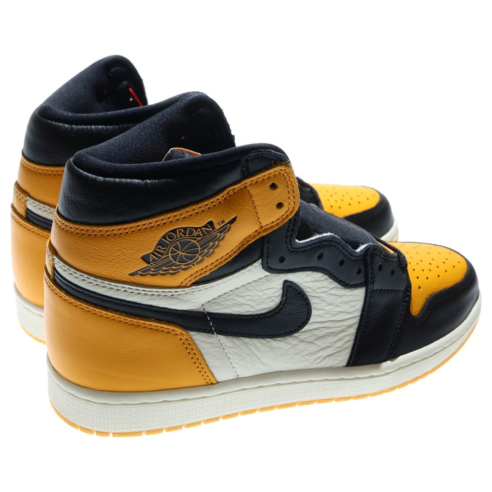 NIKE(ナイキ) AIR JORDAN 1 RETRO HIGH OG Taxi エアジョーダン 1 レトロ タクシー ハイカットスニーカー シューズ イエロー/ブラック US9.5/27.5cm 555088-711