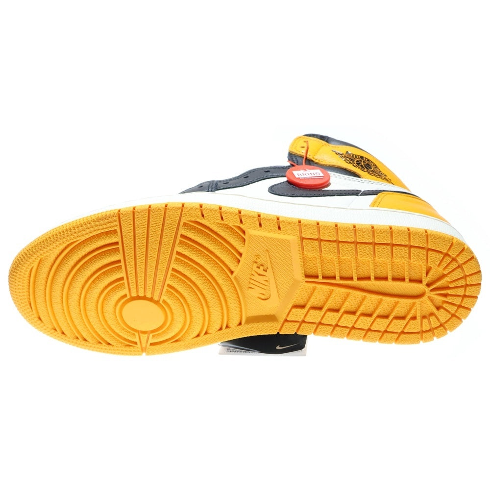 NIKE(ナイキ) AIR JORDAN 1 RETRO HIGH OG Taxi エアジョーダン 1 レトロ タクシー ハイカットスニーカー シューズ イエロー/ブラック US9.5/27.5cm 555088-711