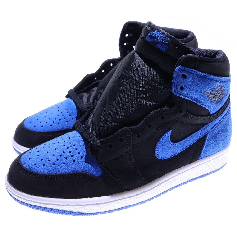 NIKE(ナイキ) AIR JORDAN 1 RETRO HIGH OG ROYAL REIMAGINED ジョーダン 1 レトロハイ OG ハイカットスニーカー ブルー/ブラック US9.5/27.5cm DZ5485-042