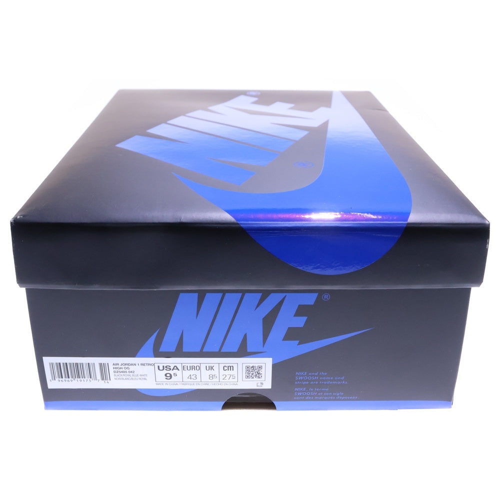 NIKE(ナイキ) AIR JORDAN 1 RETRO HIGH OG ROYAL REIMAGINED ジョーダン 1 レトロハイ OG ハイカットスニーカー ブルー/ブラック US9.5/27.5cm DZ5485-042