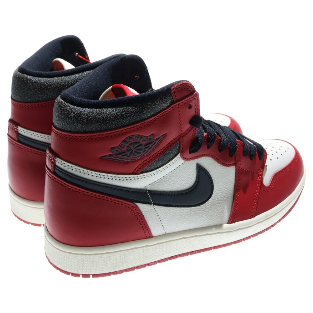 NIKE(ナイキ) AIR JORDAN 1 HIGH OG CHICAGO LOST & FOUND エアジョーダン1 シカゴ ロストアンドファウンド ハイカットスニーカー ホワイト/レッド US9.5/27.5cm DZ5485-612
