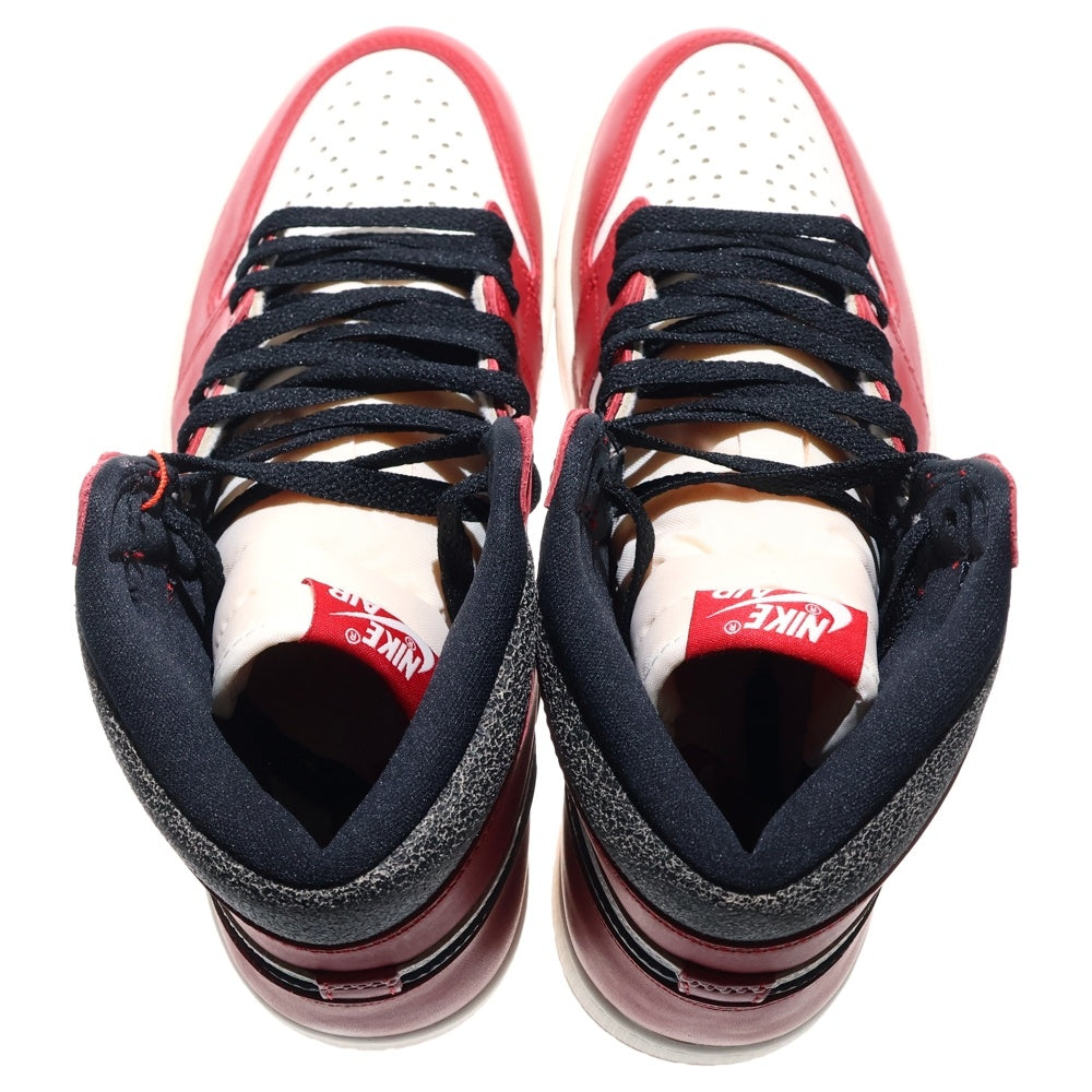NIKE(ナイキ) AIR JORDAN 1 HIGH OG CHICAGO LOST & FOUND エアジョーダン1 シカゴ ロストアンドファウンド ハイカットスニーカー ホワイト/レッド US9.5/27.5cm DZ5485-612