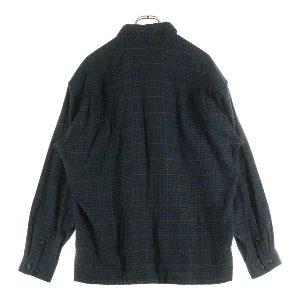 WTAPS(ダブルタップス) 24AW DECK/LS/COTTON.TWILL.TEXTILE テキスタイル コットンツイル チェック 長袖シャツ マルチカラー 242WVDT-SHM03