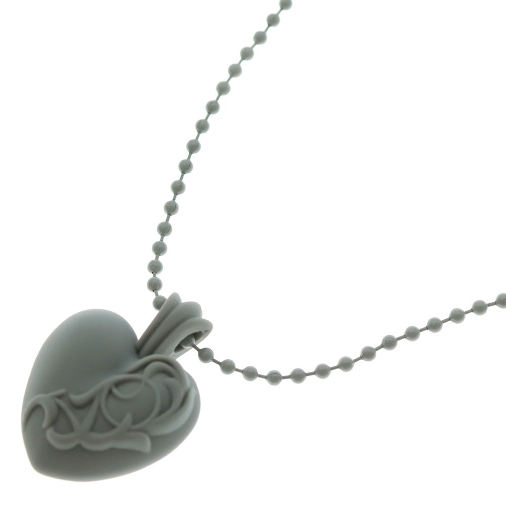 CHROME HEARTS(クロムハーツ) RUBBER HEART ハート ラバーネックレス シリコン グレー BCA307
