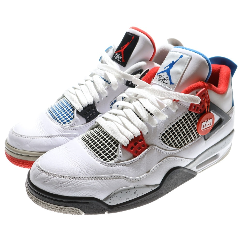 NIKE(ナイキ) AIR JORDAN 4 RETRO SE WHAT THE 4 エアジョーダン4 レトロ ワット ザ 4 ハイカットスニーカー ホワイト US12/30cm CI1184-146