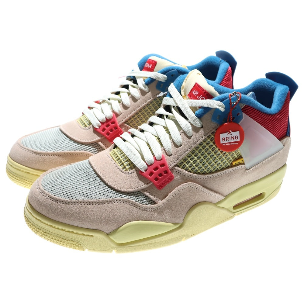 NIKE(ナイキ) ×UNION AIR JORDAN 4 GUAVA ICE ユニオン エアジョーダン4 グァバアイス ハイカットスニーカー マルチ US12/30cm DC9533-800