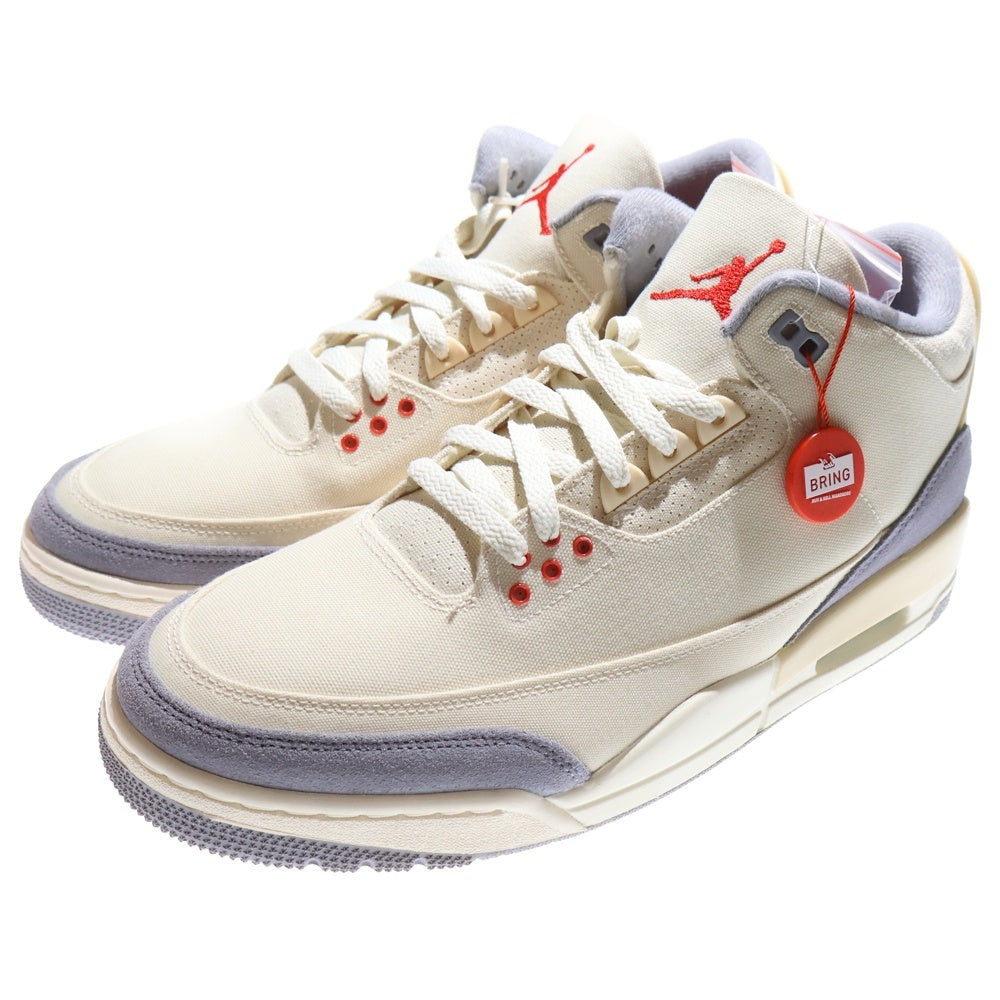 NIKE(ナイキ) AIR JORDAN 3 SE Muslin エアジョーダン3 モスリン ハイカットスニーカーシューズ ベージュ US12/30cm DH7139-100
