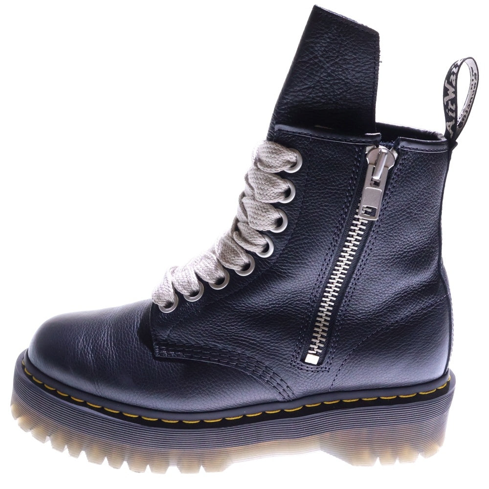 Rick Owens(リックオウエンス) 22AW ×Dr.Martens JUMBO LACE BOOTS ドクターマーチン ジャンボレース ハイカットレザーブーツ ブラック 27978001
