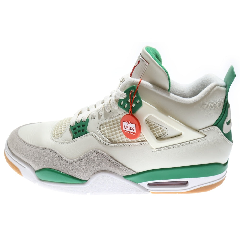 NIKE SB(ナイキエスビー) AIR JORDAN 4 RETRO SP Pine Green エアジョーダン 4 レトロ SP パイングリーン ハイカットスニーカー ホワイト/グリーン US12.5/30.5cm DR5415-103