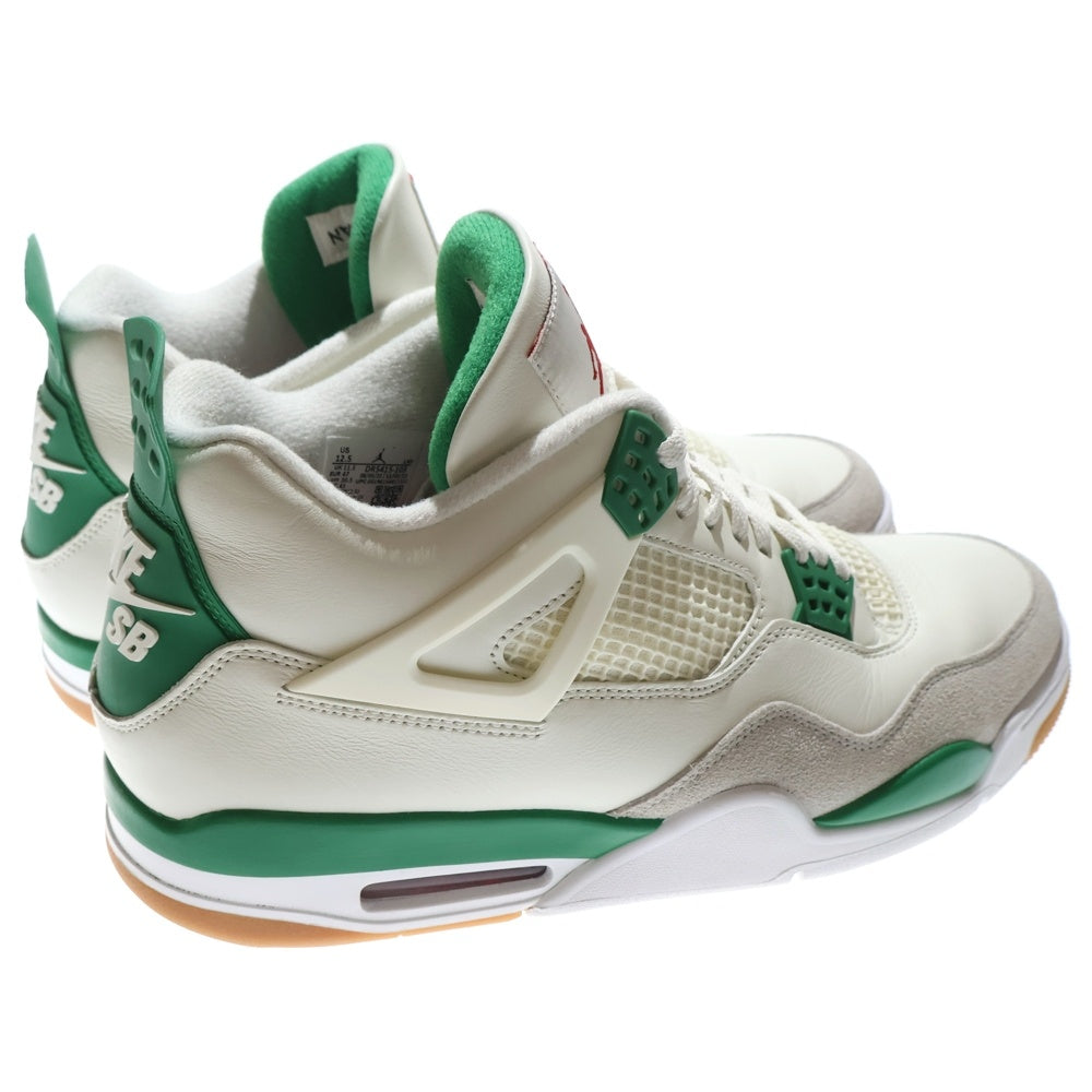NIKE SB(ナイキエスビー) AIR JORDAN 4 RETRO SP Pine Green エアジョーダン 4 レトロ SP パイングリーン ハイカットスニーカー ホワイト/グリーン US12.5/30.5cm DR5415-103
