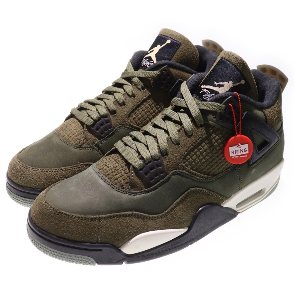 NIKE(ナイキ) AIR JORDAN4 RETRO SE CRAFT エアジョーダン4 クラフト オリーブ ミッドカットスニーカー カーキ US12/30cm FB9927-200