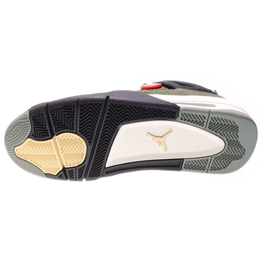 NIKE(ナイキ) AIR JORDAN4 RETRO SE CRAFT エアジョーダン4 クラフト オリーブ ミッドカットスニーカー カーキ US12/30cm FB9927-200