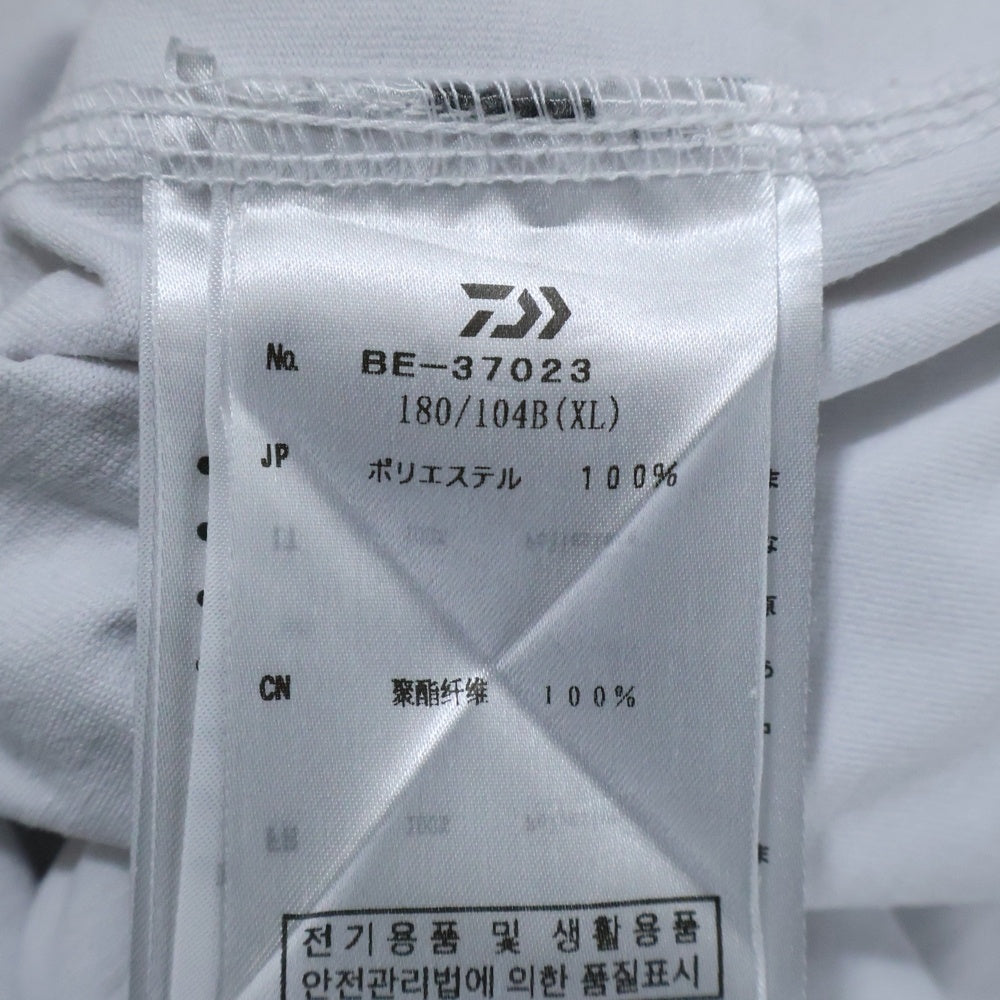DAIWA PIER39(ダイワ ピアサーティナイン) TECH DRAWSTRING TEE テック ドローストリング 半袖Tシャツ ホワイト BE-37023
