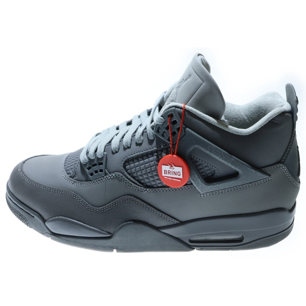 NIKE(ナイキ) AIR JORDAN 4 RETRO SE WET CEMENT エアジョーダン4 レトロ ウェットセメント ハイカットスニーカー グレー US12/30cm FQ7928-001