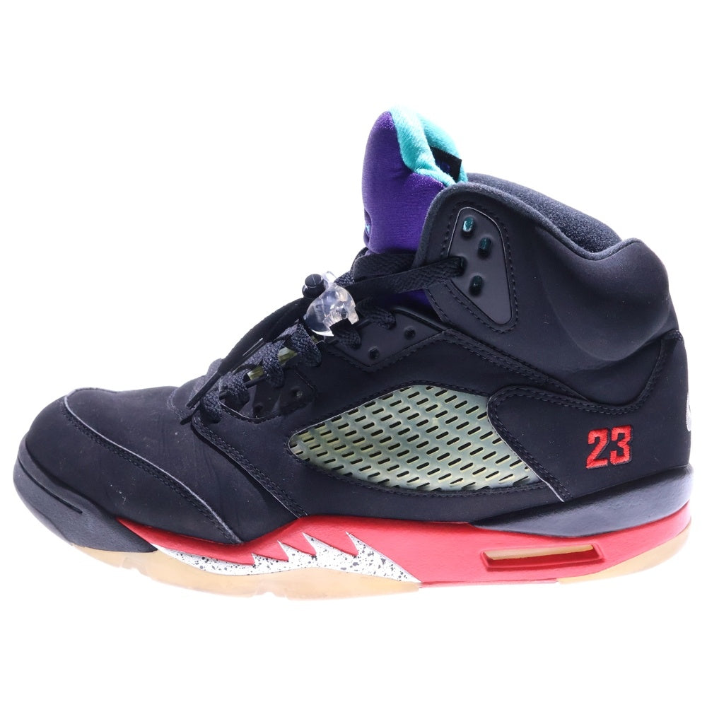 NIKE(ナイキ) AIR JORDAN 5 RETRO TOP3 エアジョーダン 5 トップスリー ハイカットスニーカー ブラック US12/30cm CZ1786-001