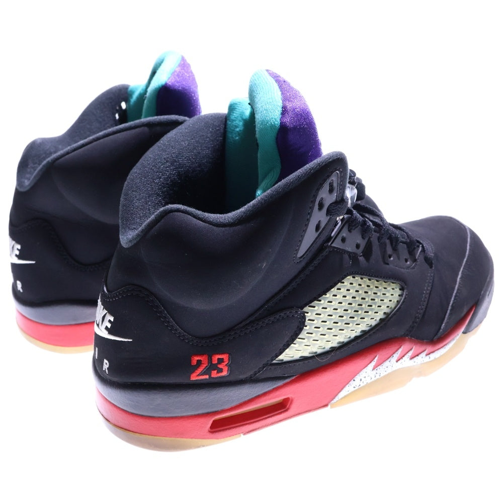 NIKE(ナイキ) AIR JORDAN 5 RETRO TOP3 エアジョーダン 5 トップスリー ハイカットスニーカー ブラック US12/30cm CZ1786-001