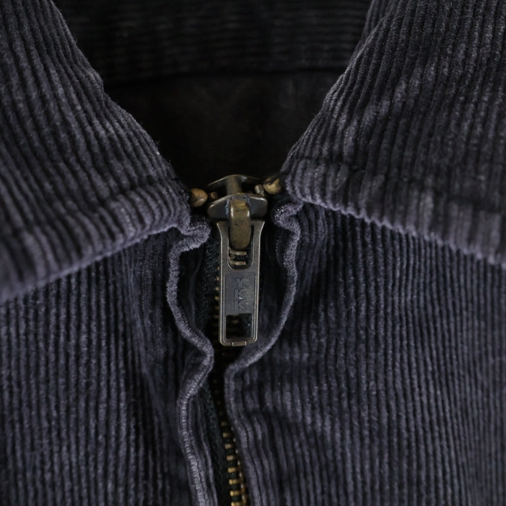 SUPREME(シュプリーム) 24SS Washed Corduroy Zip Up Shirt ウォッシュド加工 コーデュロイ ジップアップ シャツ ジャケット ブラック
