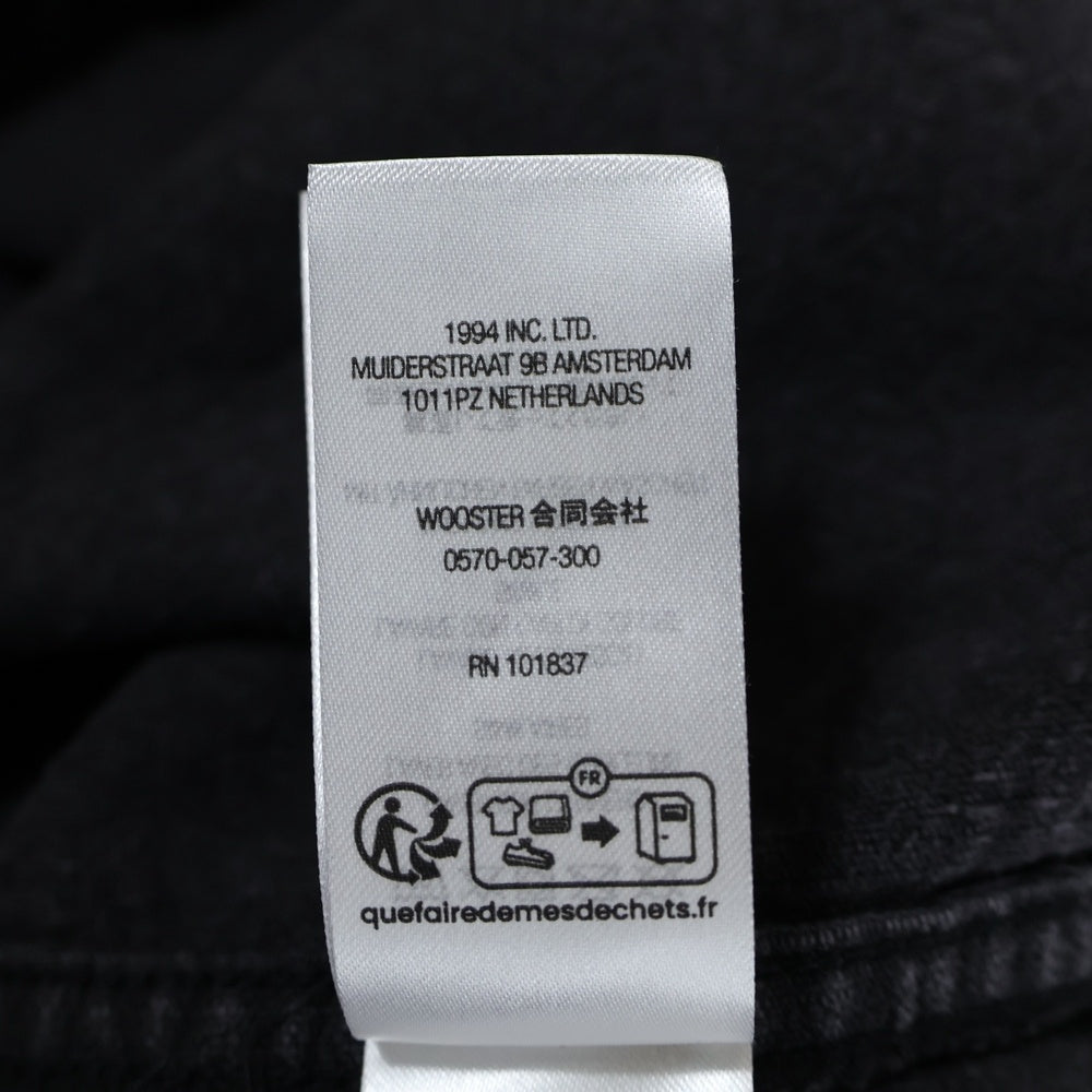 SUPREME(シュプリーム) 24SS Washed Corduroy Zip Up Shirt ウォッシュド加工 コーデュロイ ジップアップ シャツ ジャケット ブラック