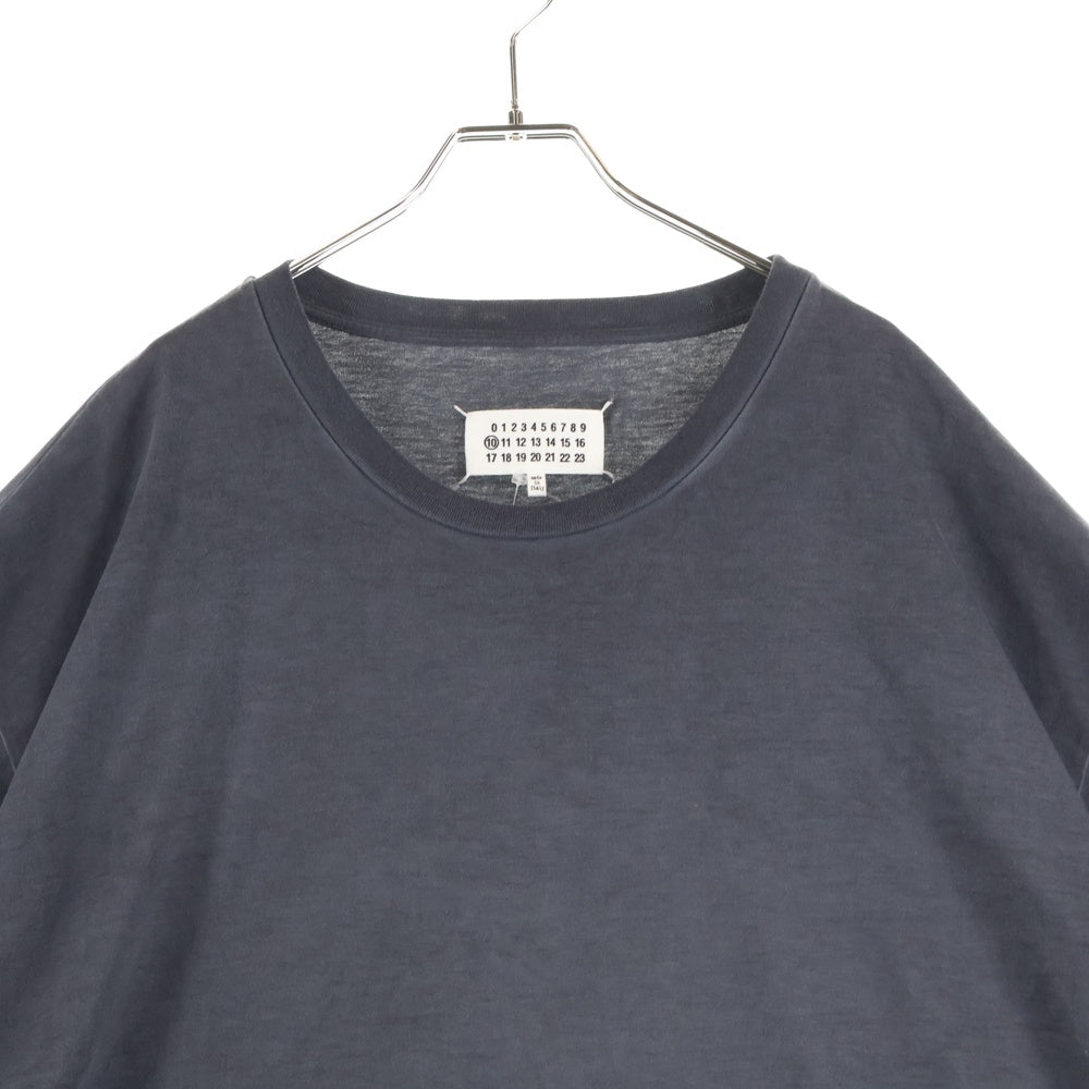 Maison Margiela 10(メゾン マルジェラ) 24SS ガーメントダイ オーバーサイズ 半袖Tシャツ チャコールグレー S50GC0646