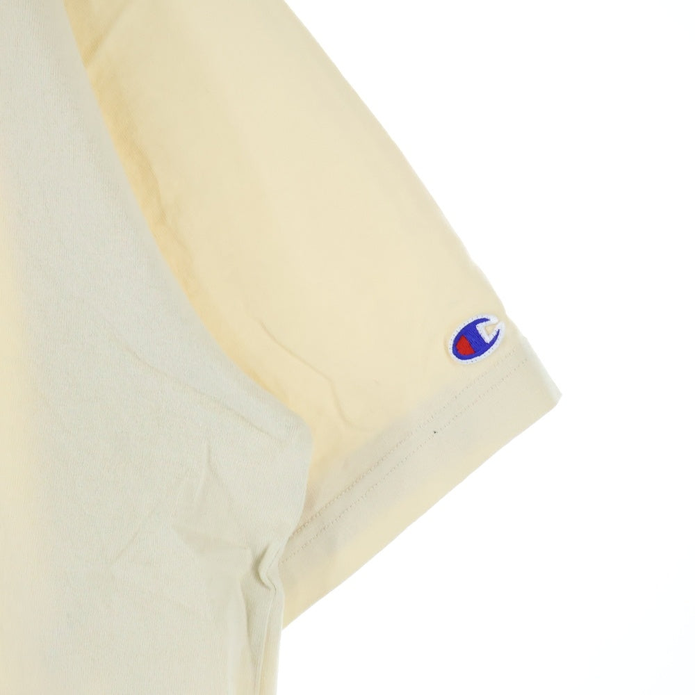 WTAPS(ダブルタップス) ×Champion チャンピオン ロゴワッペン 半袖Tシャツ ベージュ C8-U302