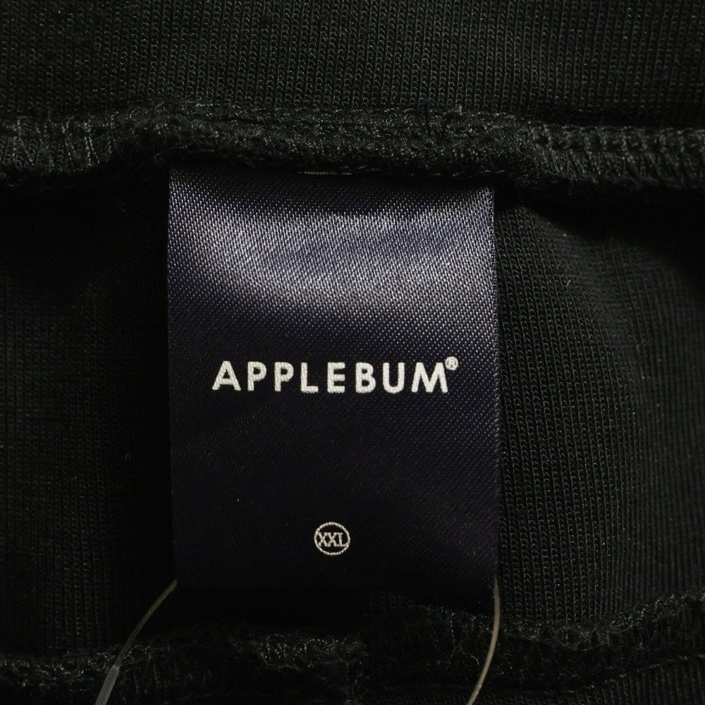 APPLEBUM(アップルバム) ロゴプリント イージー スウェット パンツ ブラック