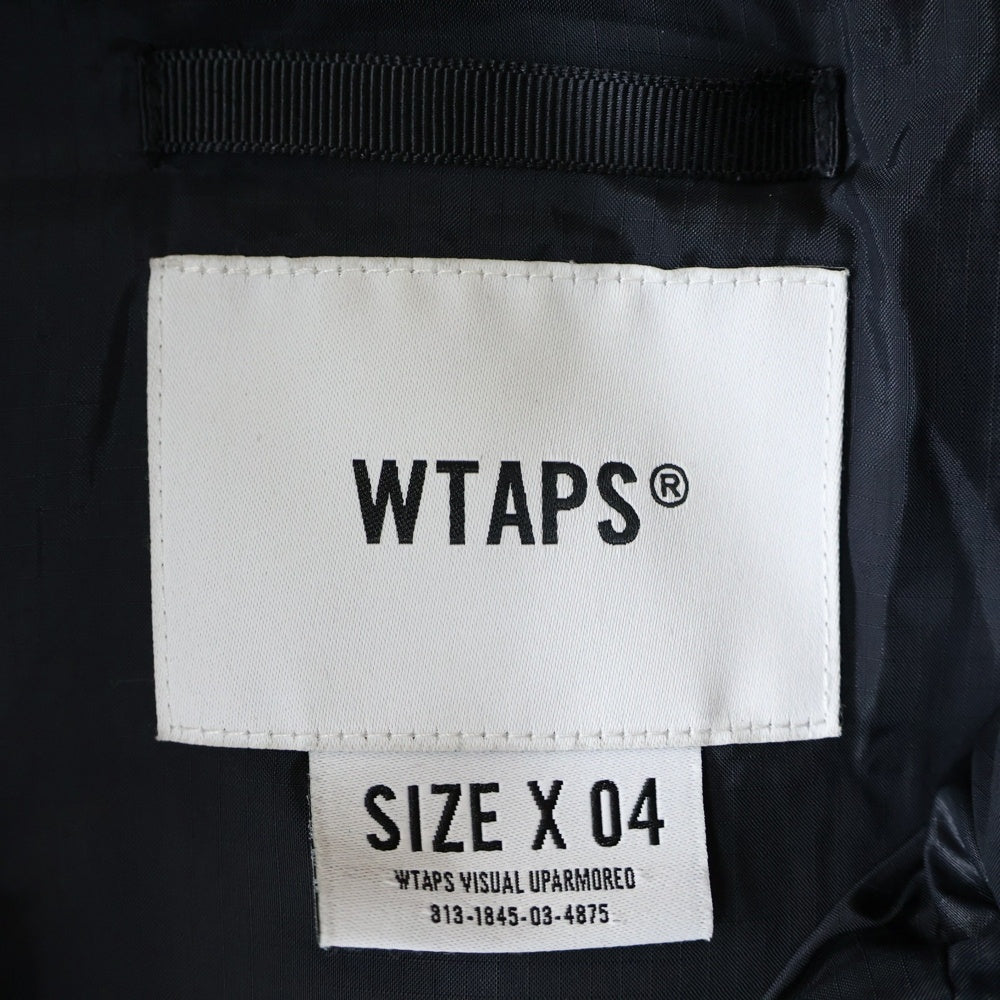 WTAPS(ダブルタップス) 22AW BIVOUAC JACKET NYLON RIPSTOP FORTLESS ビバーク ナイロン リップストップ フォートレス 中綿ジャケット ブラック 222BRDT-JKM04