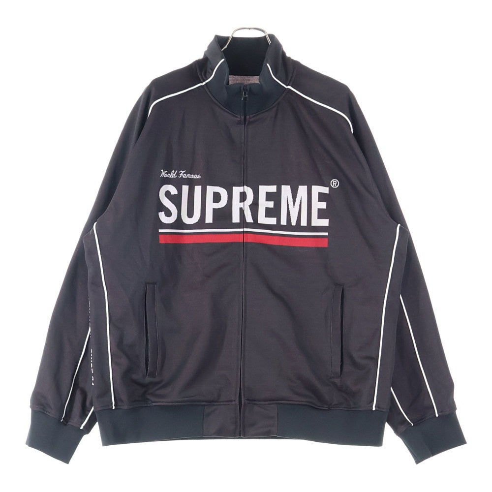 SUPREME(シュプリーム) 22AW World Famous Jacquard Track jacket ワールドフェイマス ロゴ ジャガード トラック ジャケット ブラック