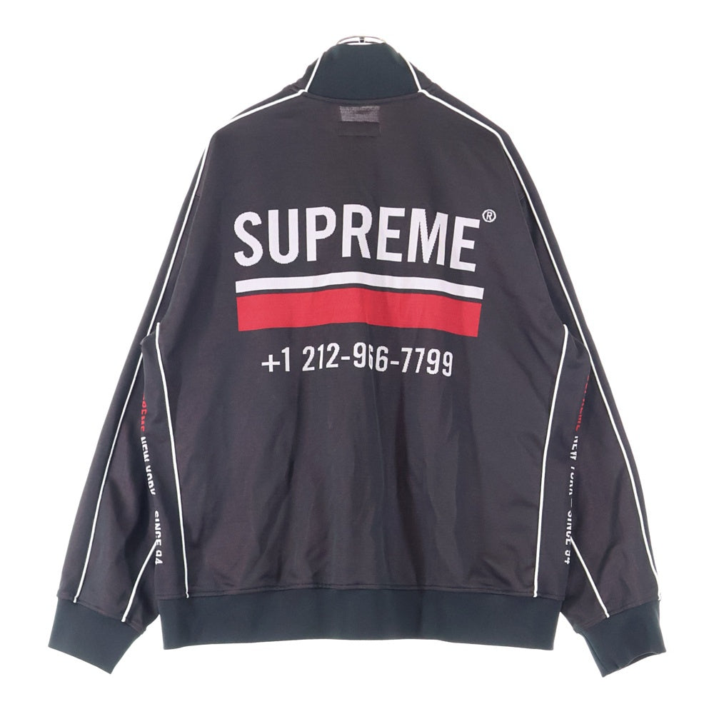 SUPREME(シュプリーム) 22AW World Famous Jacquard Track jacket ワールドフェイマス ロゴ ジャガード トラック ジャケット ブラック