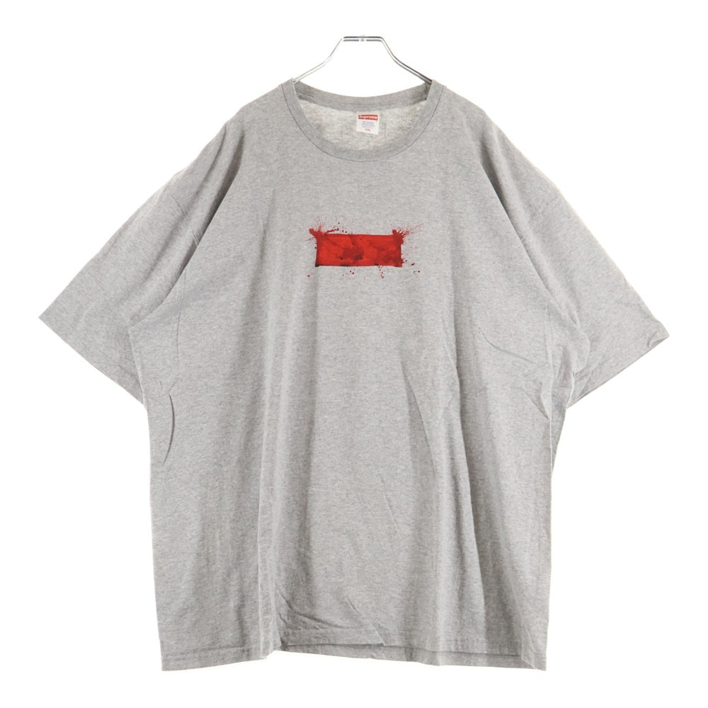 SUPREME(シュプリーム) 22SS Ralph Steadman Box Logo Tee ラルフステッドマン ボックスロゴプリント 半袖Tシャツ カットソー グレー