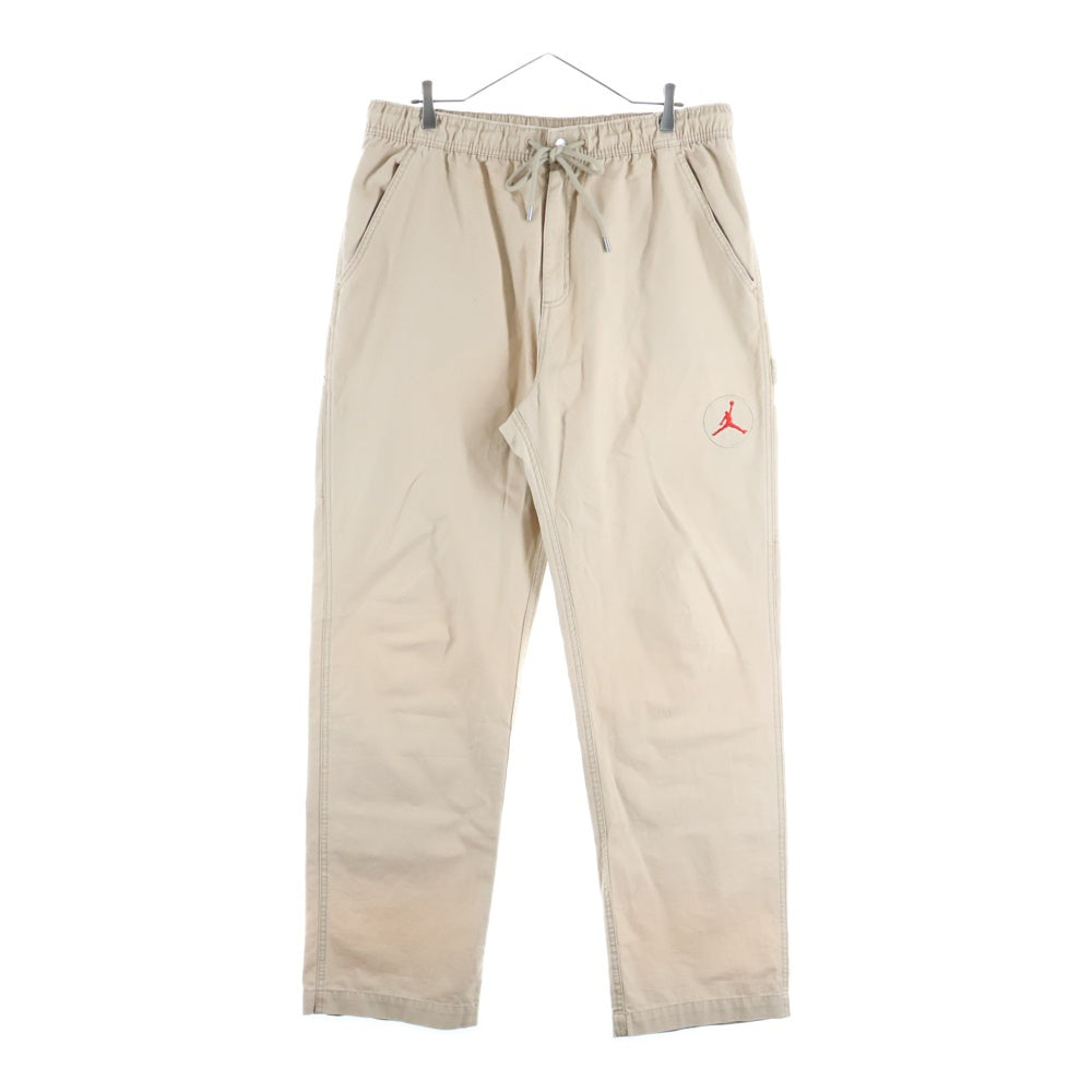 JORDAN BRAND(ジョーダンブランド) ×CACTUS JACK AS M J TS CANVAS PANT カクタスジャック キャンバス ワッペンロゴ イージー ぺインターパンツ ベージュ DD4779-201