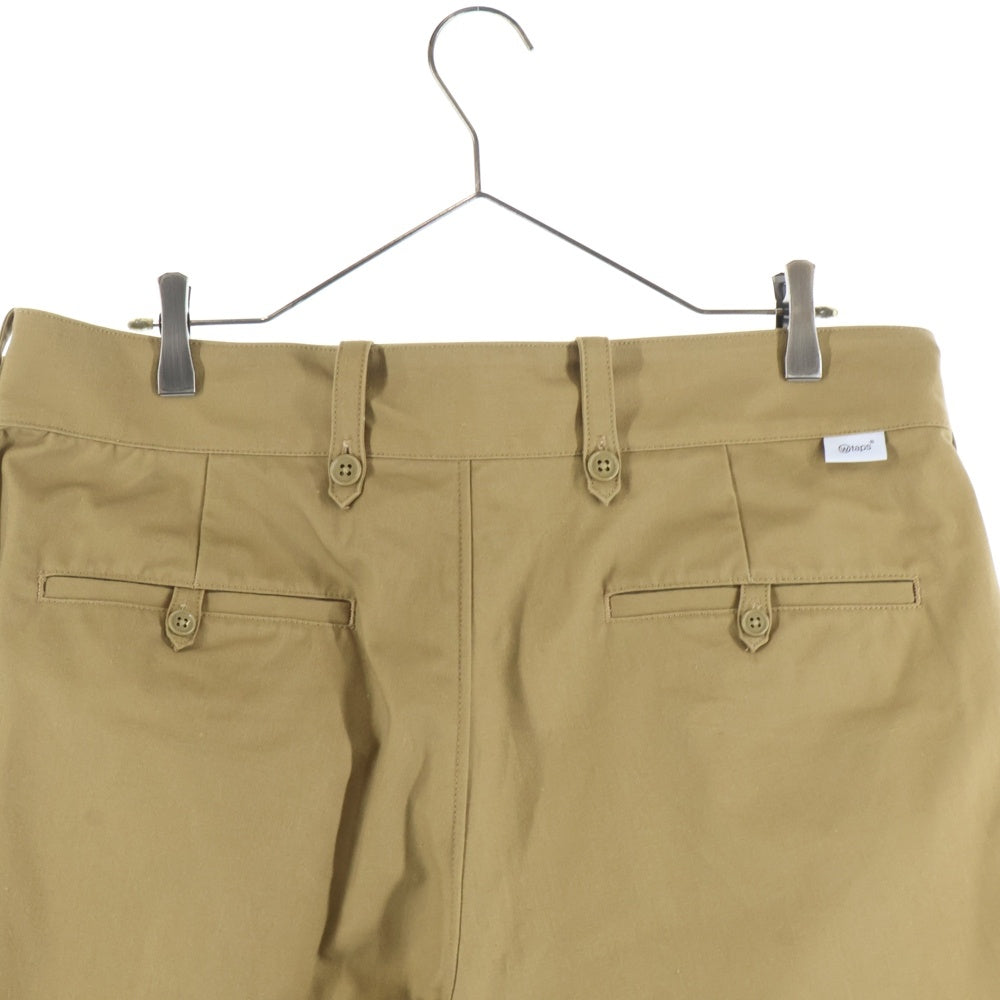 WTAPS(ダブルタップス) 24SS LEZ GLUCA TROUSERS COTTON CNVS キャンバス 2タック グルカトラウザーズ パンツ ブラウン 241TQDT-PTM06