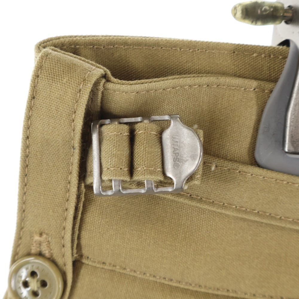 WTAPS(ダブルタップス) 24SS LEZ GLUCA TROUSERS COTTON CNVS キャンバス 2タック グルカトラウザーズ パンツ ブラウン 241TQDT-PTM06